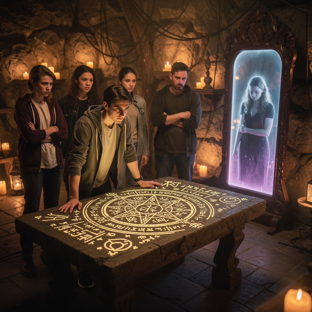 Hayal et: Jinu ve arkadaşları bir şifreyi çözüp arkadaşları Rozy'yi şeytanların elinden kurtarmaya çalışırlar.