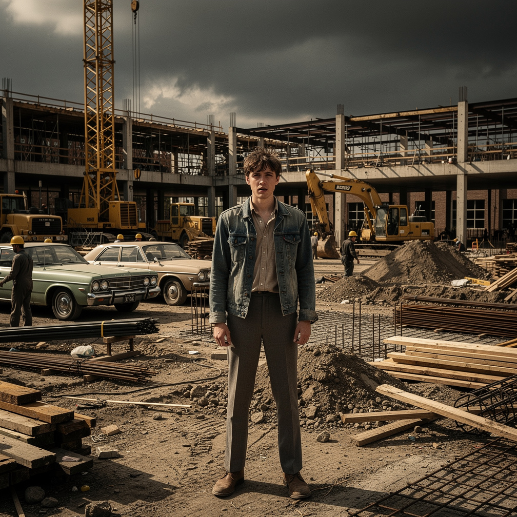 Imagine if: Create a horror story trailer about a college student who returns to the dark days of his campus. Upon his return