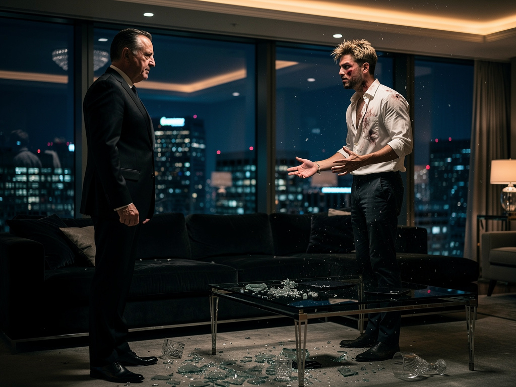 Victor Morano's eyes narrowed as he watched the CCTV, his anger simmering like a pot left unattended. He stormed into Rafael'