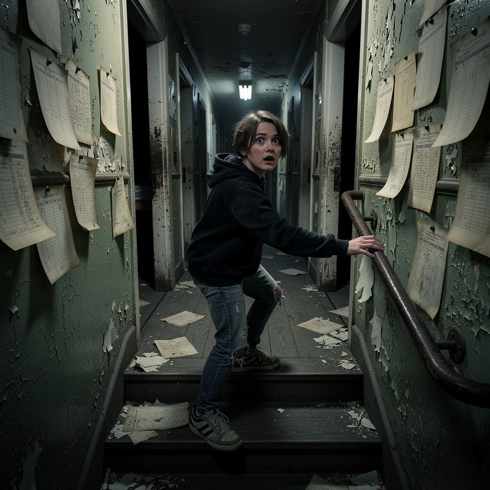 sonra koridorlarda dolaşmaya başladım. merdivenlerden üst kata çıktım.