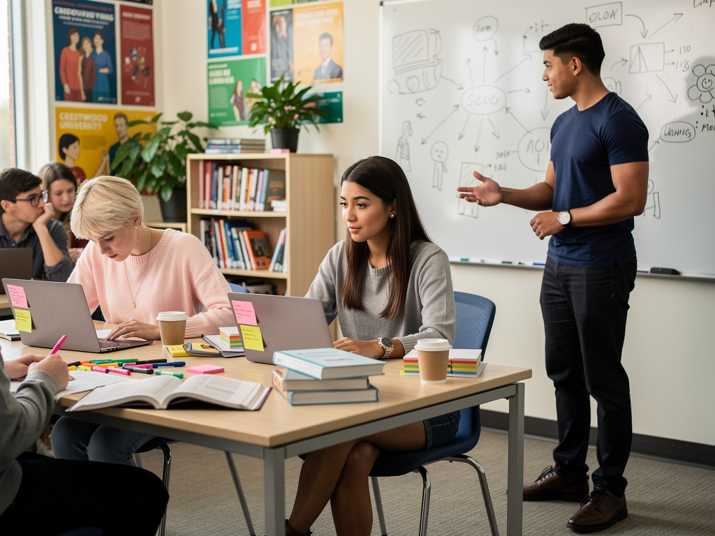 The siblings face academic hurdles. Alexandra seeks mentorship for her business idea, Shampoo struggles with a challenging el