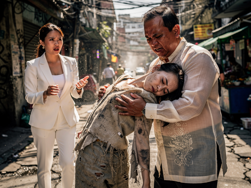 She didn't even weigh much. As I caught her, I realized how fragile she actually was beneath the soot and street grime. Her s