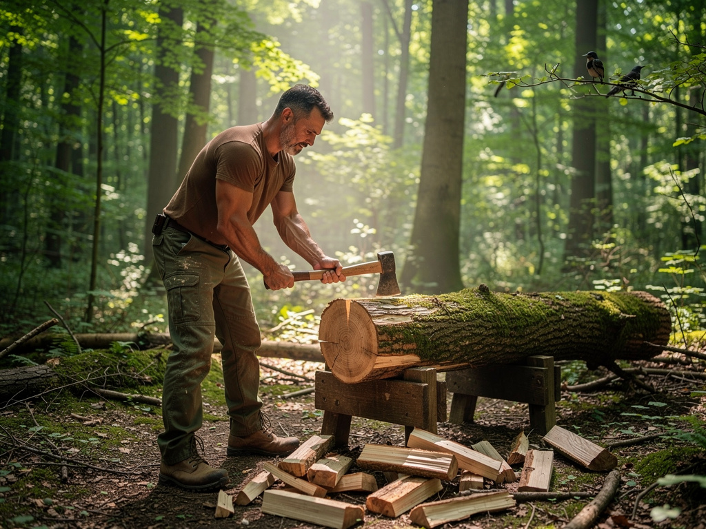 Imagine if: El dfa ka zikr he ek lakkar hara lakria kat raha tha so hamysha lakria kat ker apna or apna or apny khandan ka gu