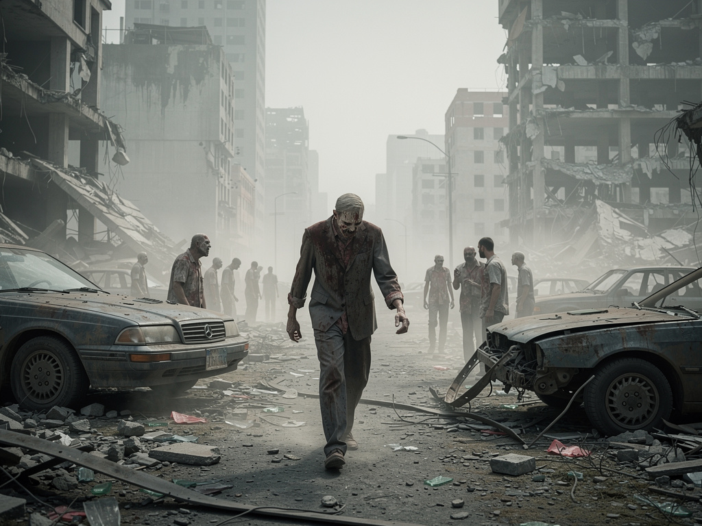 Imagine se: Imagine que você é um zumbi em um apocalipse mais diferente, você é consciente e você vive normalmente entre os z