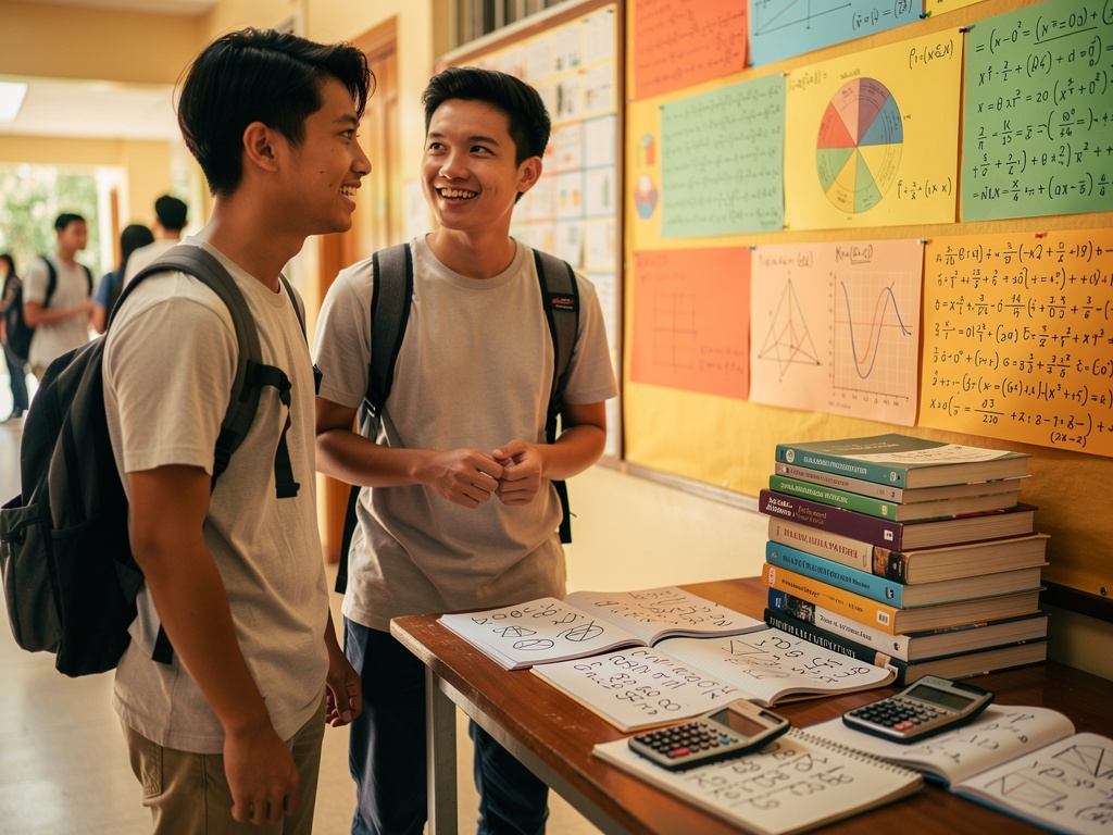 Imagining I’m Clark—from Tugop Titay, BSED-MATH class escort. I’d walk into JRMSU-TC nervous but hopeful, meet Harold day one