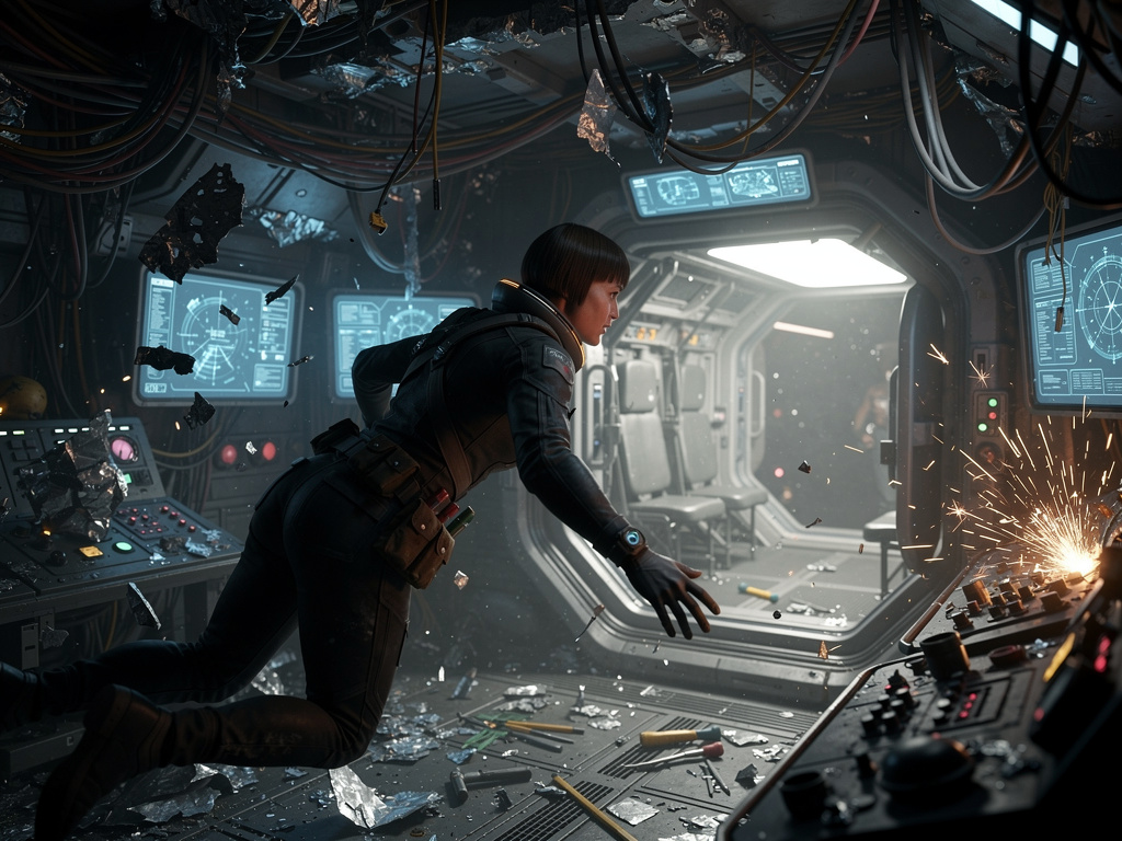 I go to my last Escape pod but one step closer I flew away but forgot something.