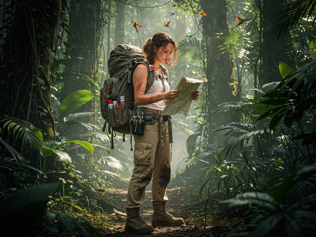 Imagine if: You're lost in a jungle with a backpack full of medical supplies and a map that leads to a mysterious outbreak - 