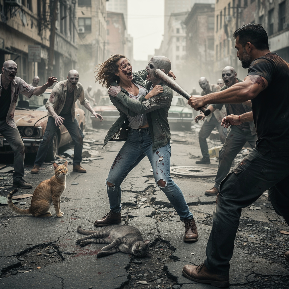 Imagine if: I am reborn as a cat. While looking, I stumbled upon my companions. One was in her mid 20s and getting bitten by