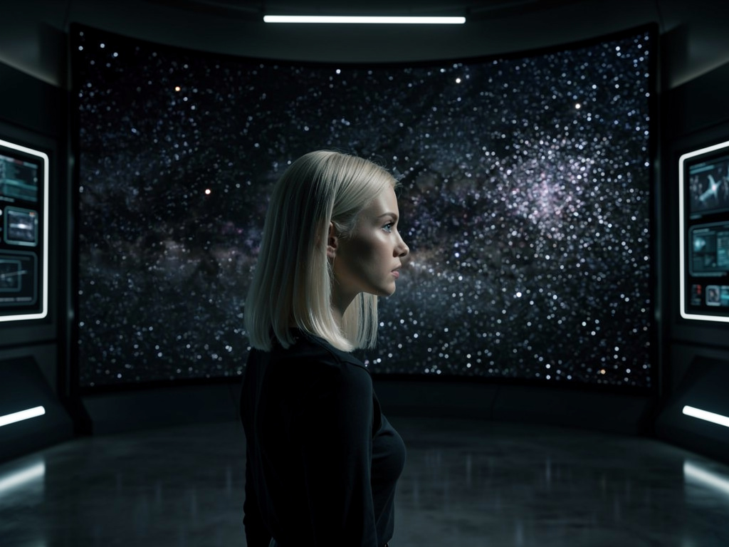 تخيل لو: اصنع فيديو قصيراً مدته 45 ثانية بعنوان '3 حقائق مرعبة عن الفضاء'. استخدم نبرة صوتية غامضة ومثيرة.
المحتوى يجب أن يغط