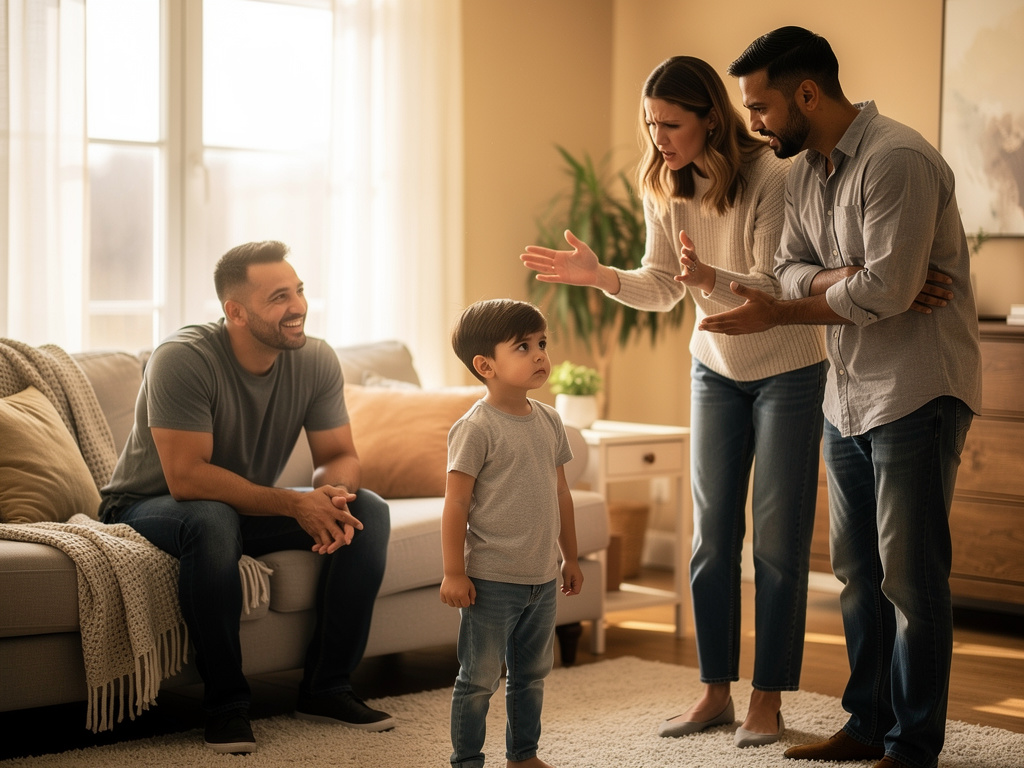 تخيل لو: طفل صغير اسمه أنور وعنيد ومشاكس وعمه يحبه ويدلله ويدافع عنه أمام أمه وأبوه اللذين يوبخونه