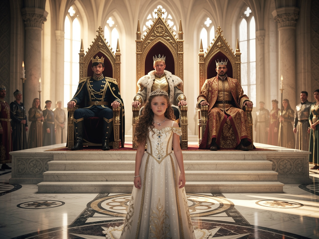 Imagine if: I was a princess and it was time for me to marry a king. So I would get to choose whom I would marry. There were 