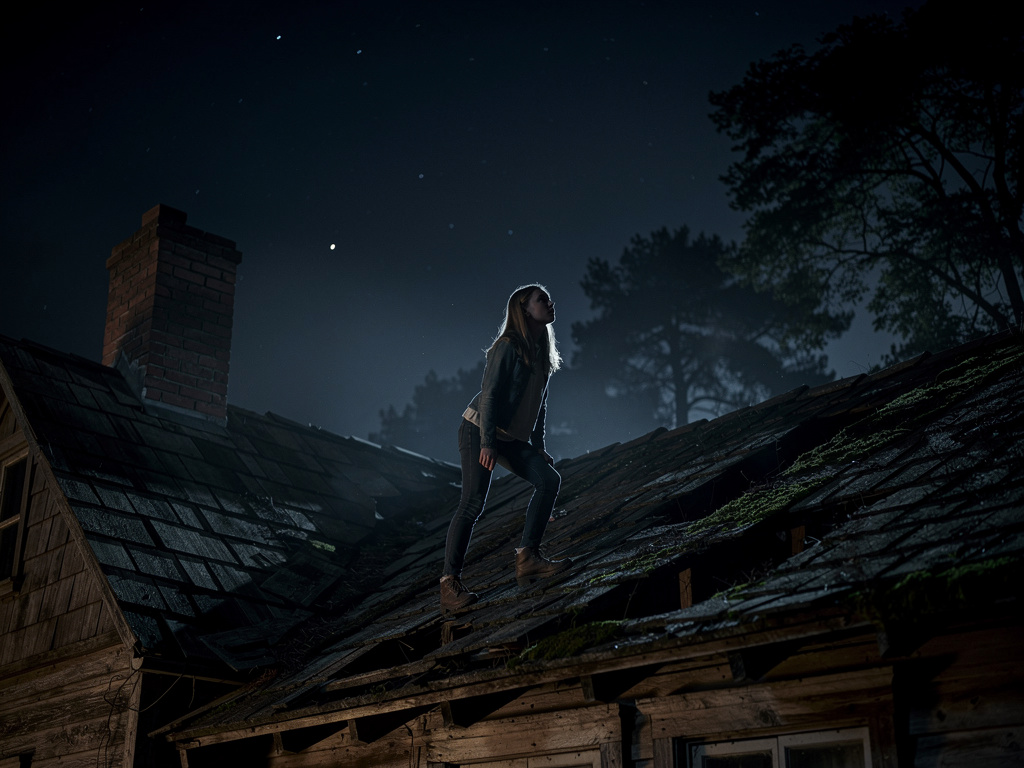 تخيل لو: في ليلة هادئة، كان في بنت اسمها ليان عايشة ببيت قديم شوي. كانت دايمًا تسمع صوت خطوات فوق السطح… مع إنو ما في حدا ساك