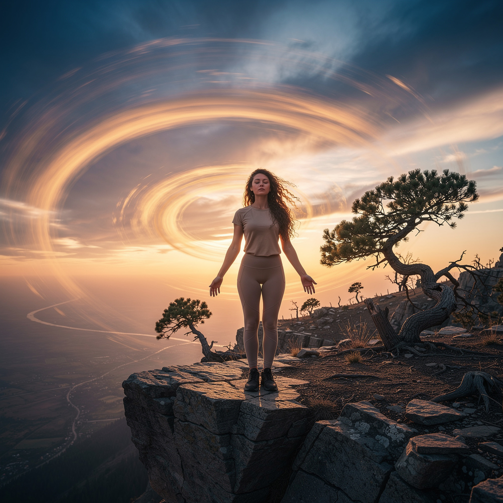 Hayal et: Dünyanın dönüşünü hissetmek.