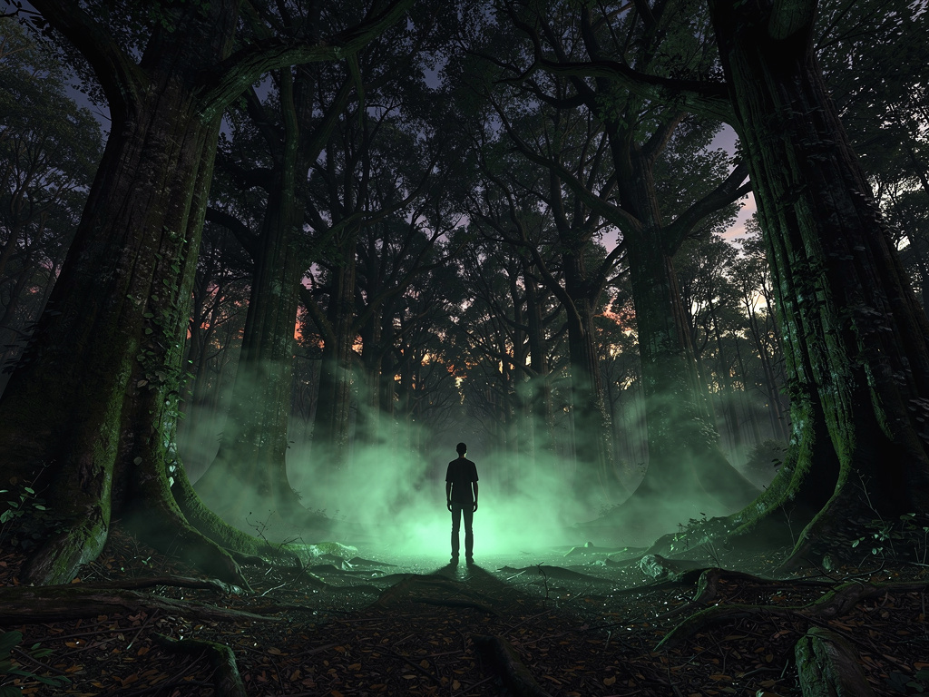 Immagina se: Mentre ti trovi al limitare della foresta mistica, gli alberi iniziano a sussurrare il tuo nome in una lingua ch