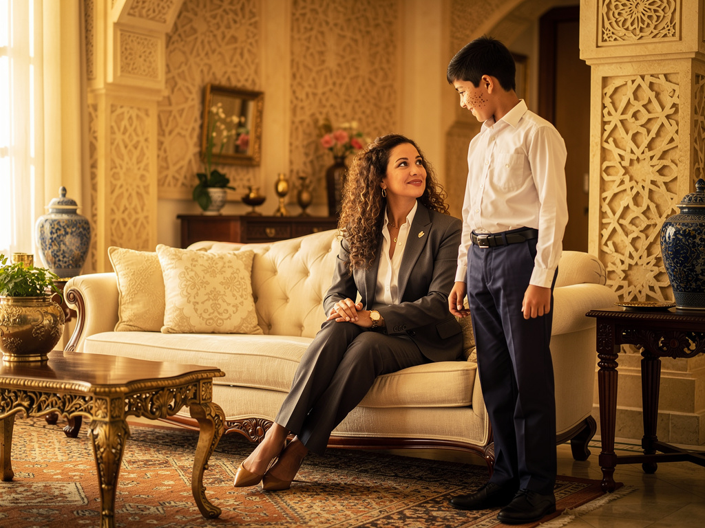 تخيل لو: صافي مطلقة ومخلفة ابن في ثانوية وبتحبوه موت روحهم فيه بقا مش تكسر له كلمة مش تعمل معاه حاجة عيشين مع بعض في فيلا صاف