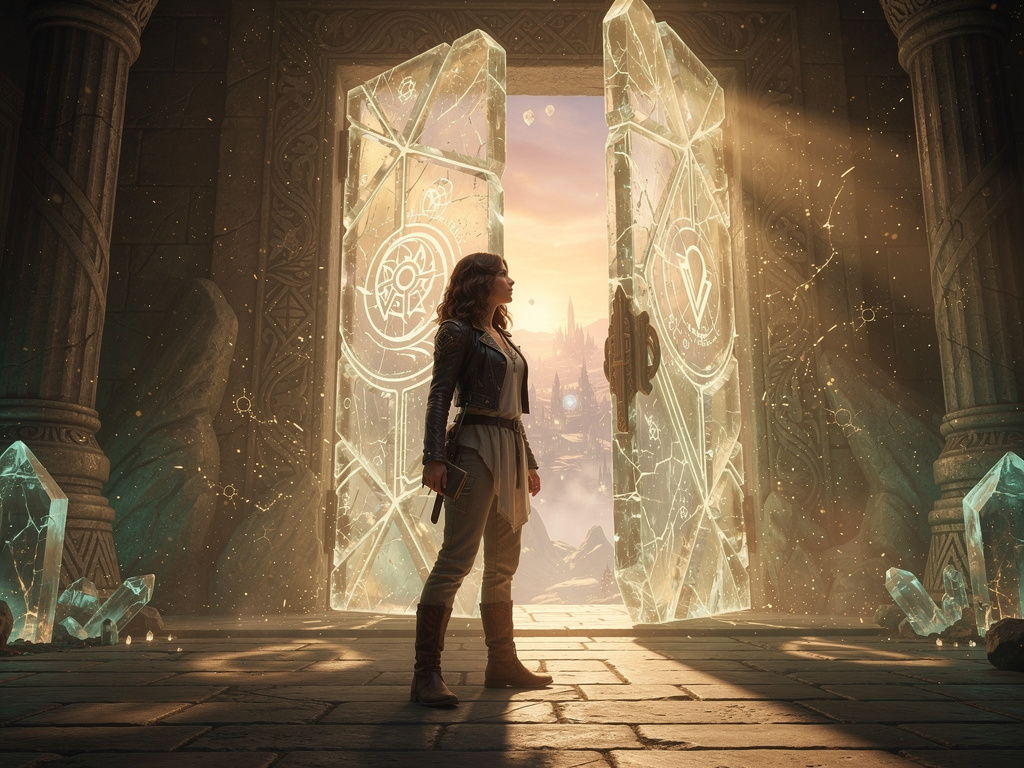 Il suo cuore batteva forte mentre prendeva fiato e, riunita tutta la forza della sua determinazione, pronunciò le parole magi