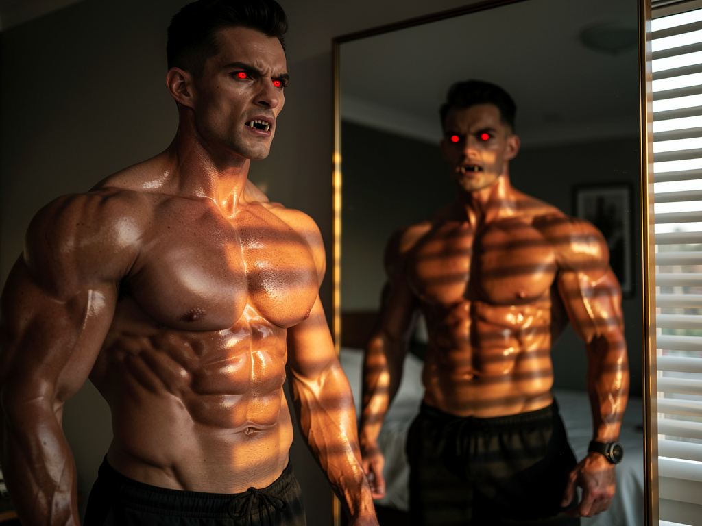 Imagine if: You wake up one day and your body is maxed out and you have a muscle body and 6 pack and you go to the mirror and