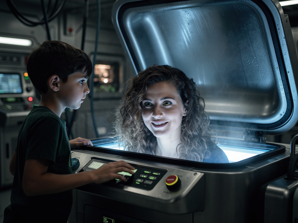 Your son wakes you to save the world.