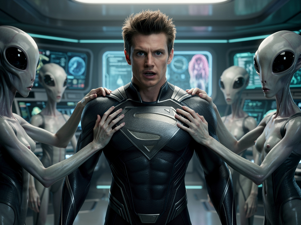 Imagine if: You have been kidnapped by aliens and they made you a superhero.