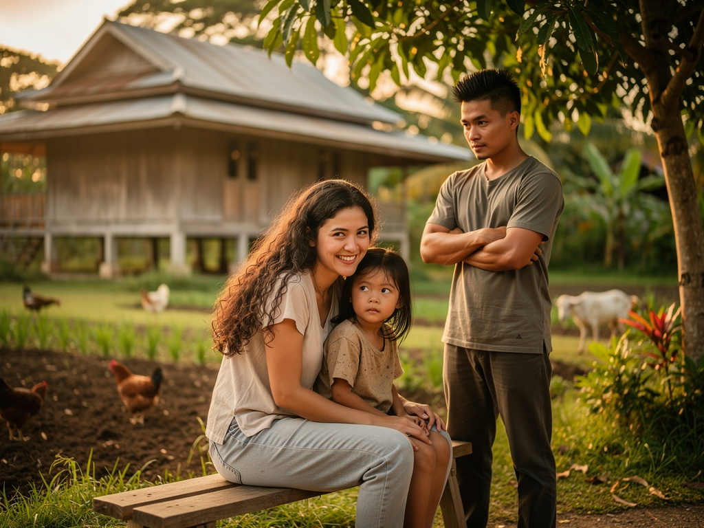 Alam ang parents nia mga ate nia at also ang Isang batang lalaki na si suki ang alam lang ni suki is wala syang daddy talaga
