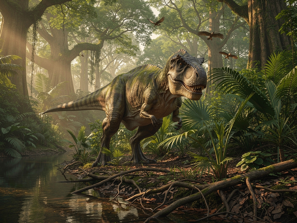 Imagine if: A dinosaur never became extinct.