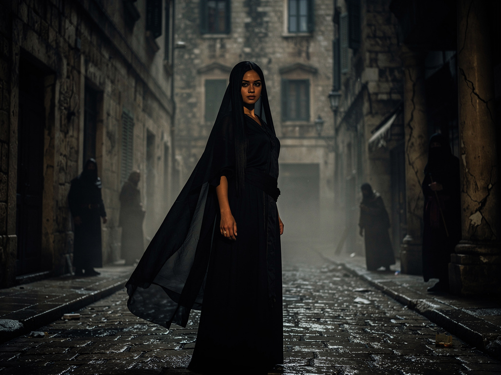 Si dice che solo coloro che sono temerari e curiosi possano cogliere uno sguardo fugace della Donna Velata, rischiando di sco