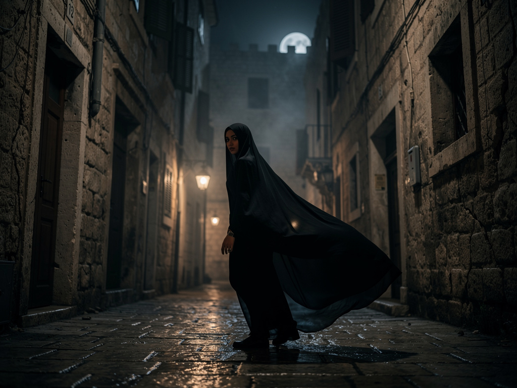 Ad ogni angolo oscuro e vicolo deserto, si sussurra il nome della Donna Velata come un monito ai curiosi e un richiamo ai cer