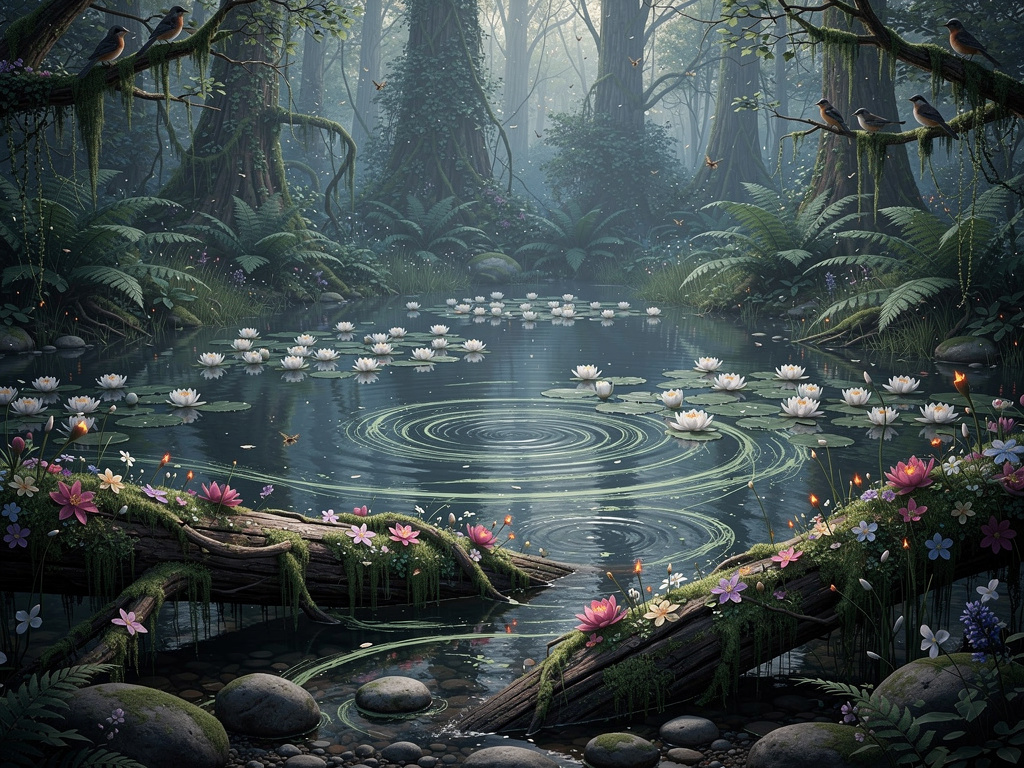 Ogni volta che il suo cuore pulsava, la flora e la fauna prosperavano, ma ogni volta che era triste, il mondo intero ne senti