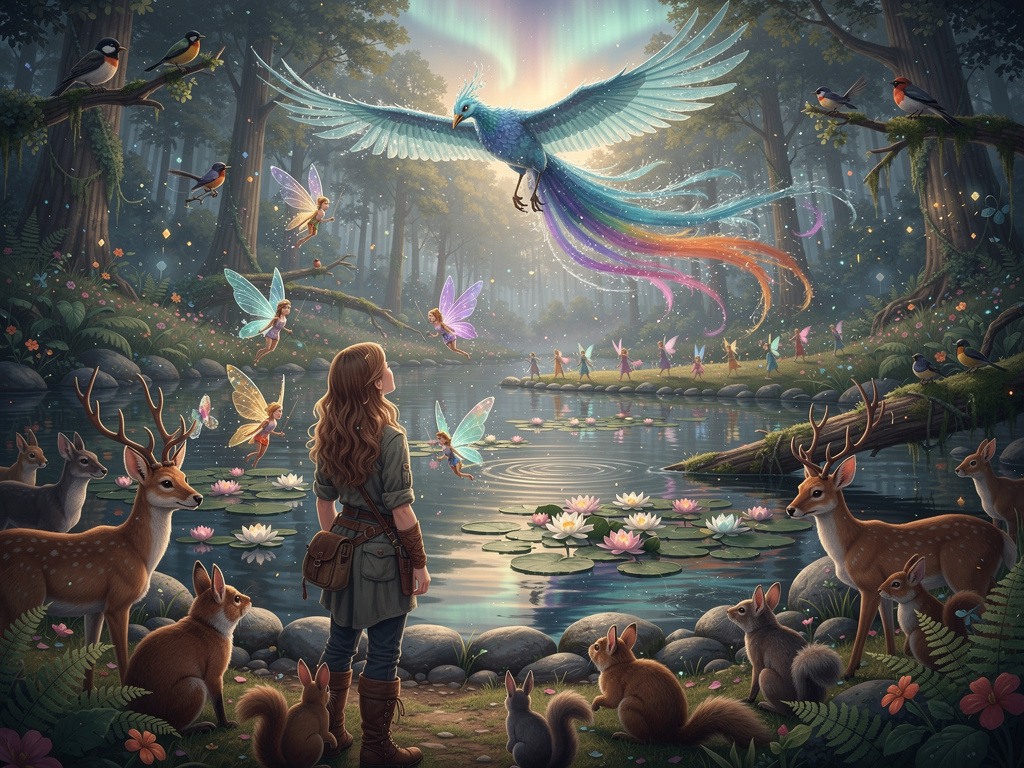 Insieme, crearono una festa per celebrare la bellezza della natura, invitando gli animali e le piante a partecipare.
Il can