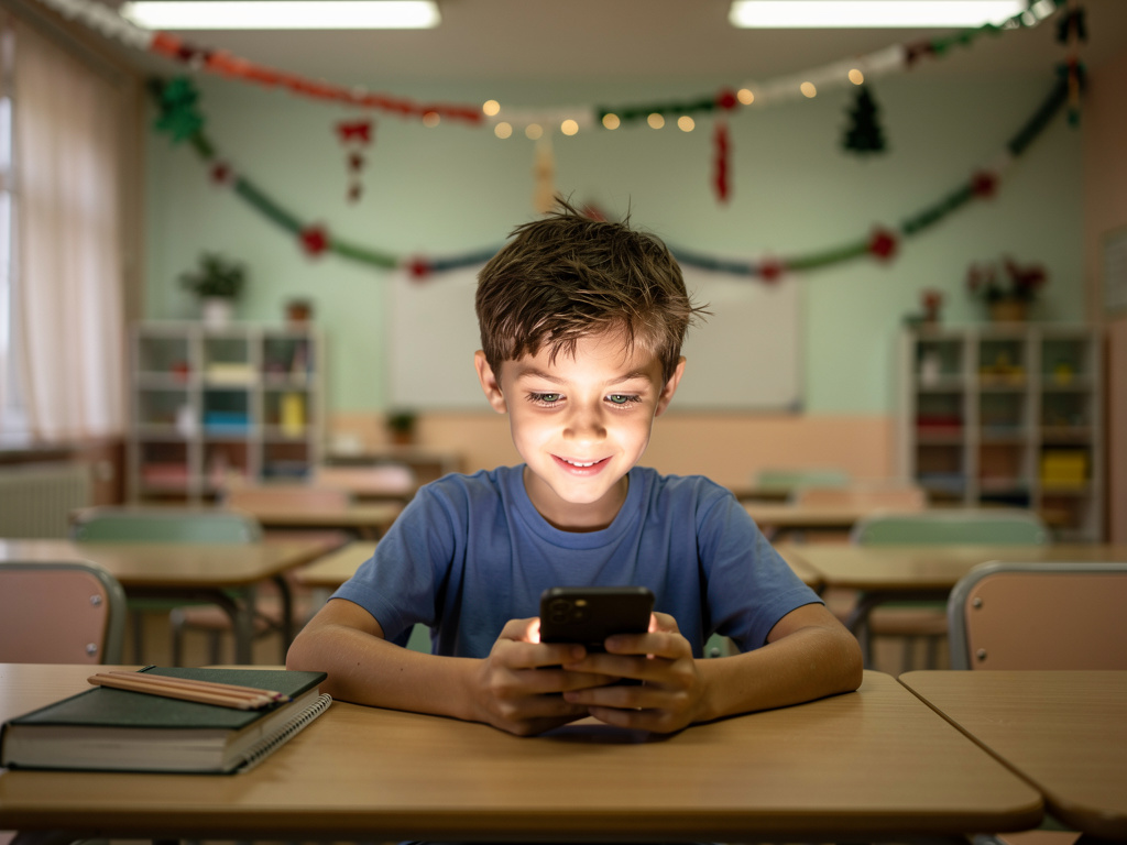 And one on our Christmas holidays he texted me.