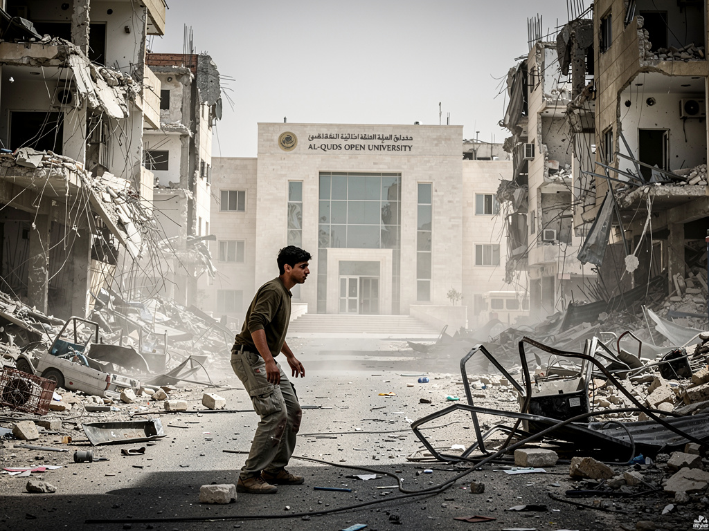 تخيل لو: مرحبا بدي اعمل قصة وتكون فيديو متحرك وصوت. 
تكون تحكي عن معاناة الطلاب في أول سنة في جامعة القدس المفتوحة في غزة وتك