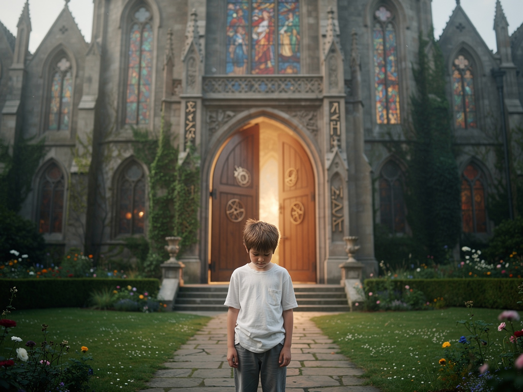 Imagine if: Young boy that lost his parents in a fire incident that gets taken in by the magic school and he learns he is the