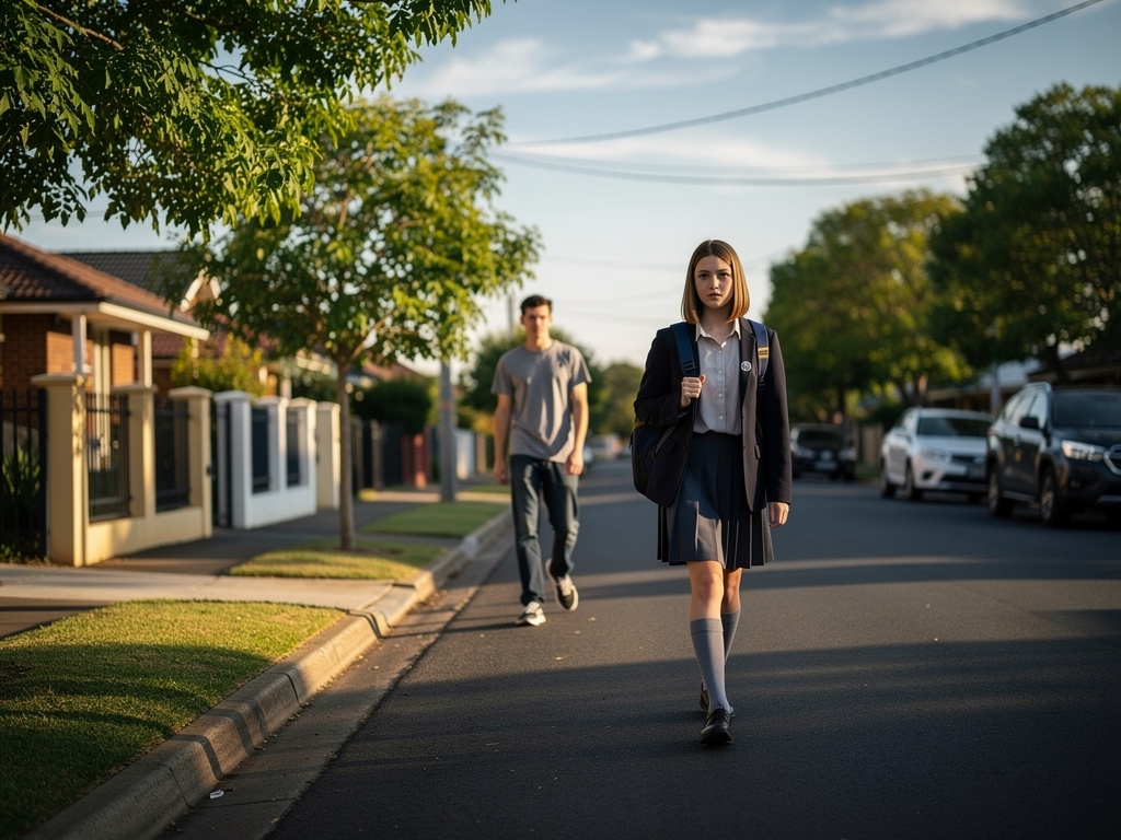 تخيل لو: في يوم من الأيام كنت في الثاني الثانوي كانت الساعة الثامنة صباحا كنت ذاهبة إلى المدرسة بهدوء لم أشهر إلا بشاب يلحق ب