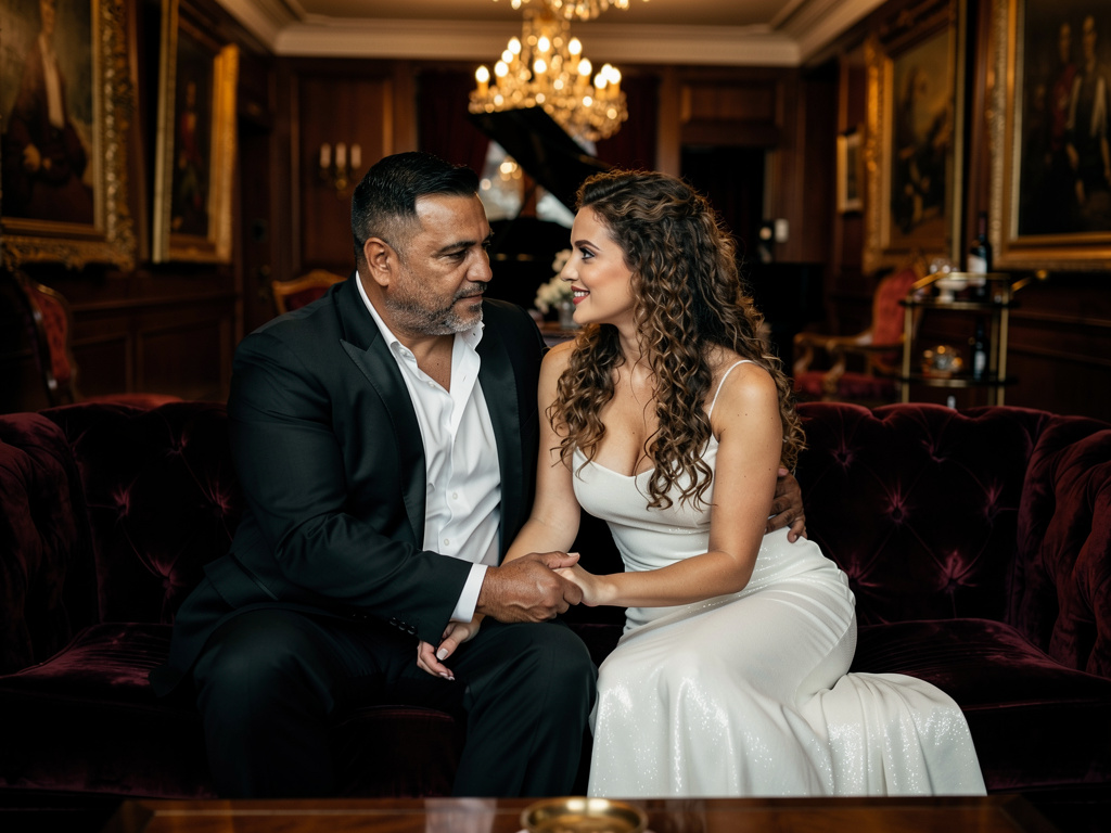 Imagine if: When the mafia boss is very soft when it comes to his innocent wife.