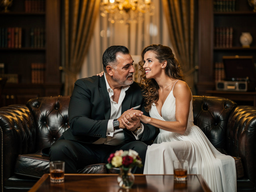 Imagine if: When the mafia boss is very soft when it comes to his innocent wife.