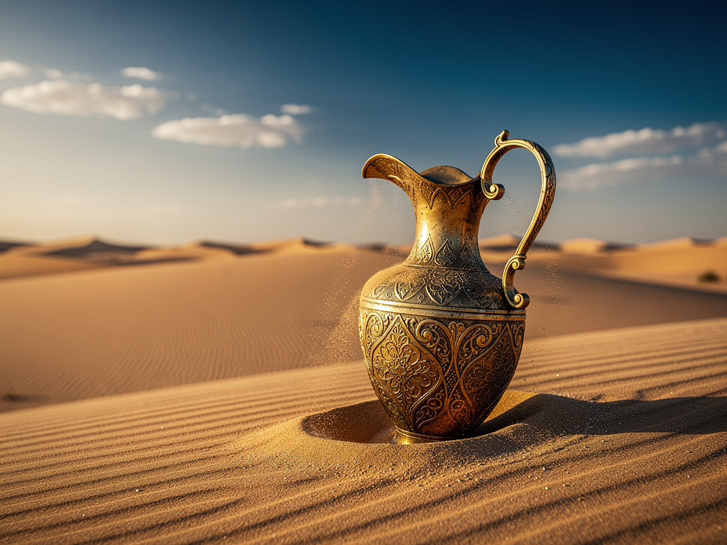 تخيل لو: كنت امشي بالصحراء و وجدت فانوس علي بابا السحري