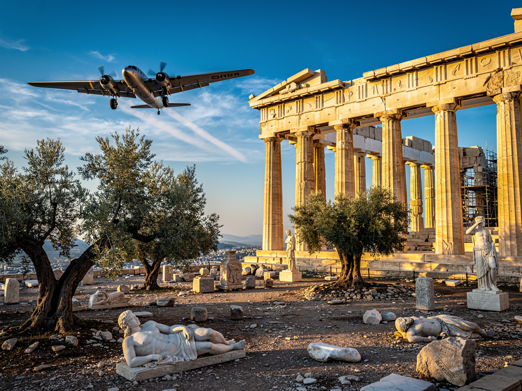 Imagine if: What if you had planes in old Grécia