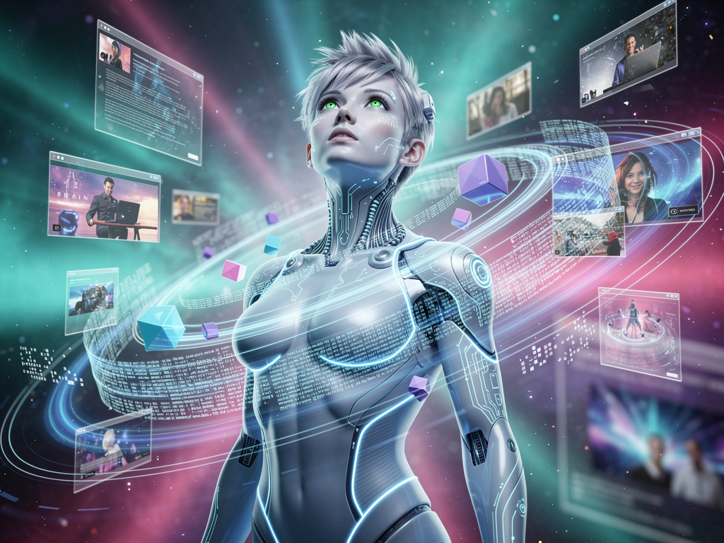 تخيل لو: من خلال حادث ما أصبحت عالقا داخل الإنترنت، أصبح جسدك سايبراني، بدت تعرف كل شيء، ولكن هناك أشياء غريبة، ظواهر خارقة ل