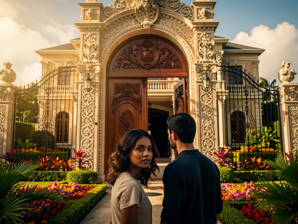 Everything changed the day he finally took me to the capital to find her. We stood before a set of iron gates so tall they se