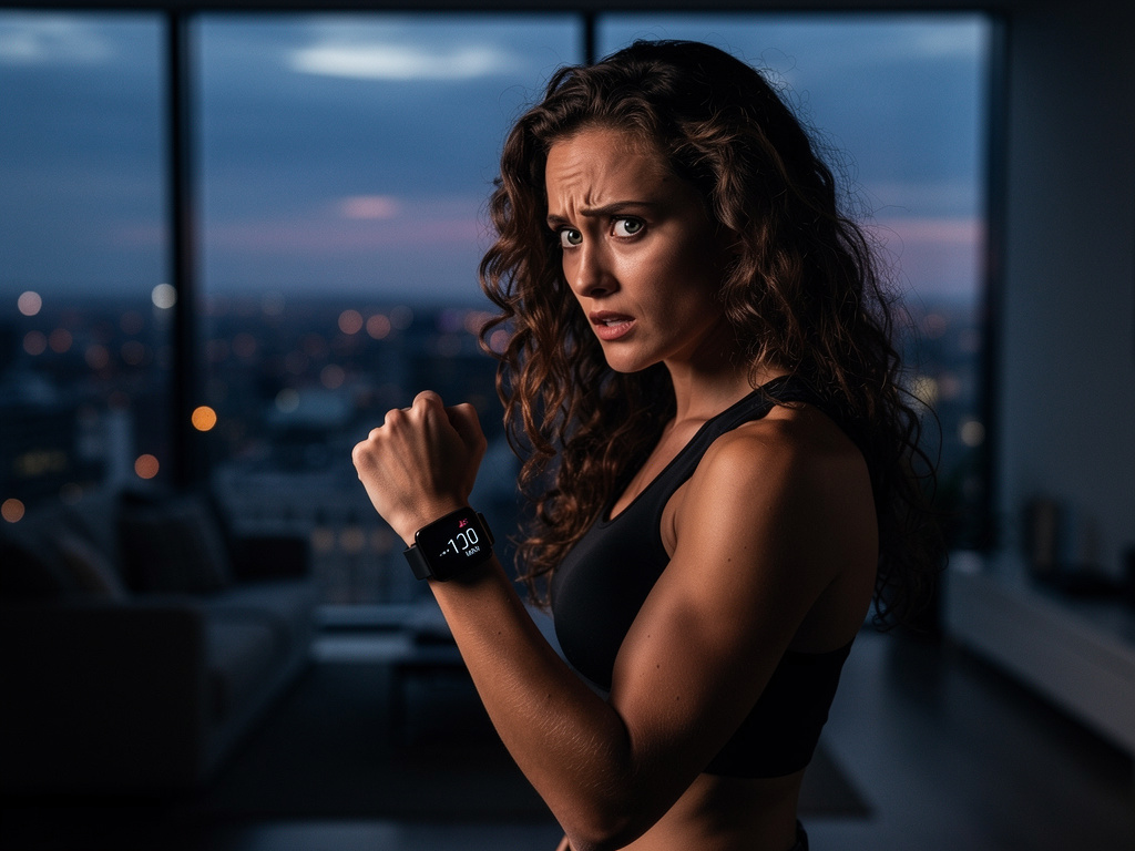 Imagine if: Your new smartwatch has been receiving odd notifications since you paired it, but the latest one reads "They're c