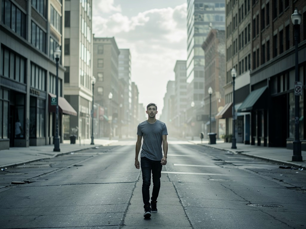 تمشي وحيد في مدينة خالية وتقول ماهذا المكان