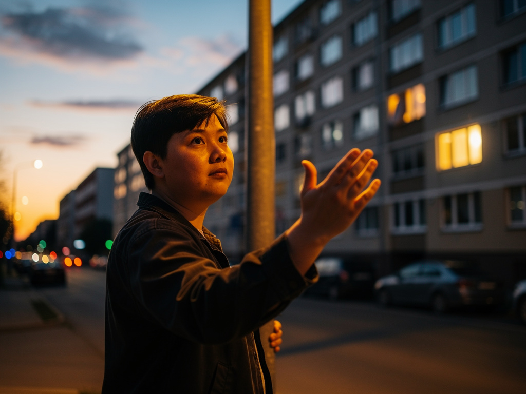 تخيل لو: كل مرة تنظر من النافذة، ترى شخصاً واقفاً وراء مصباح الشارع، يراقب شقتك — لم يكن حتى ترى الشخص يلوح أنك تدرك أنه أنت،