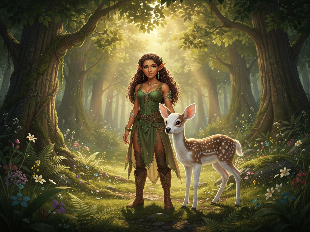 Tra le profonde e magiche foreste del Regno di Elador, viveva un piccolo folletto di nome Liriel. Il suo compito era quello d