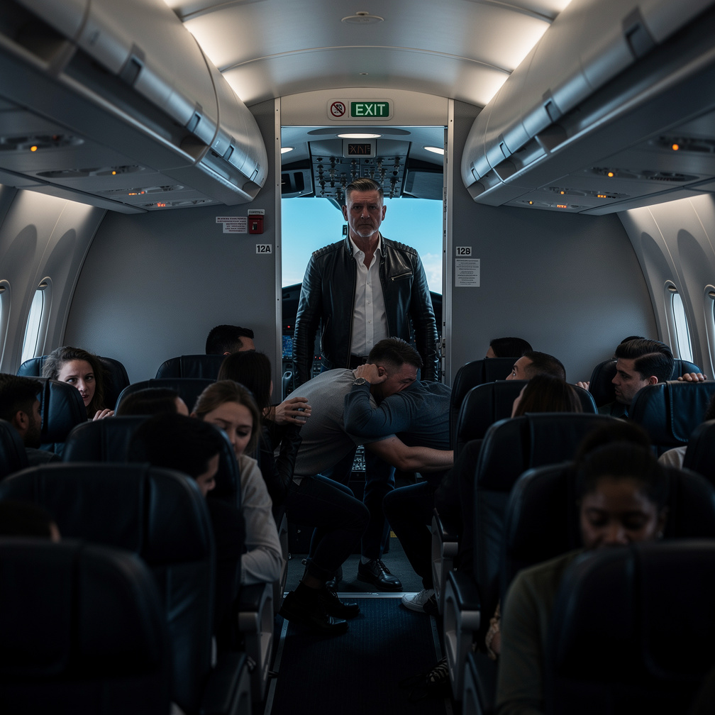 Imagine if: You're on a hijacked plane, and the pilot just announced that everyone on board is a target in a twisted game of 