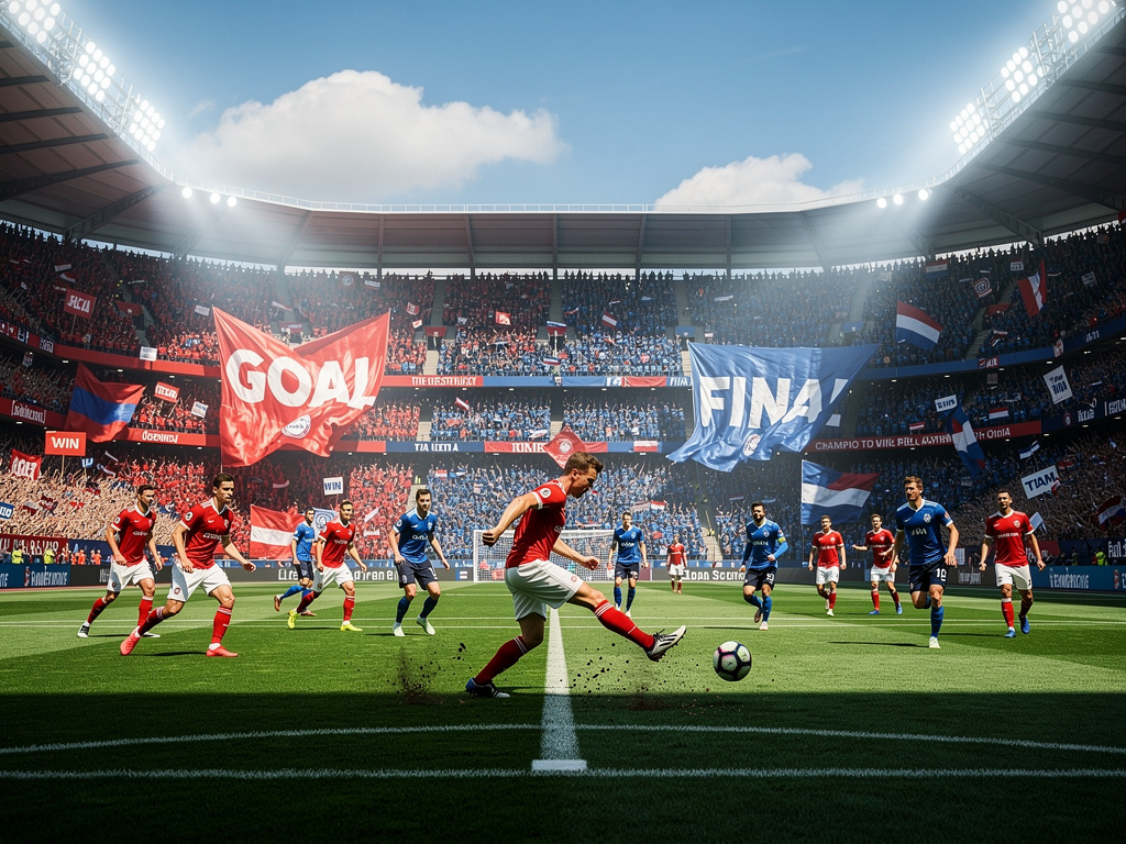 Imagina si: Una final de fútbol.