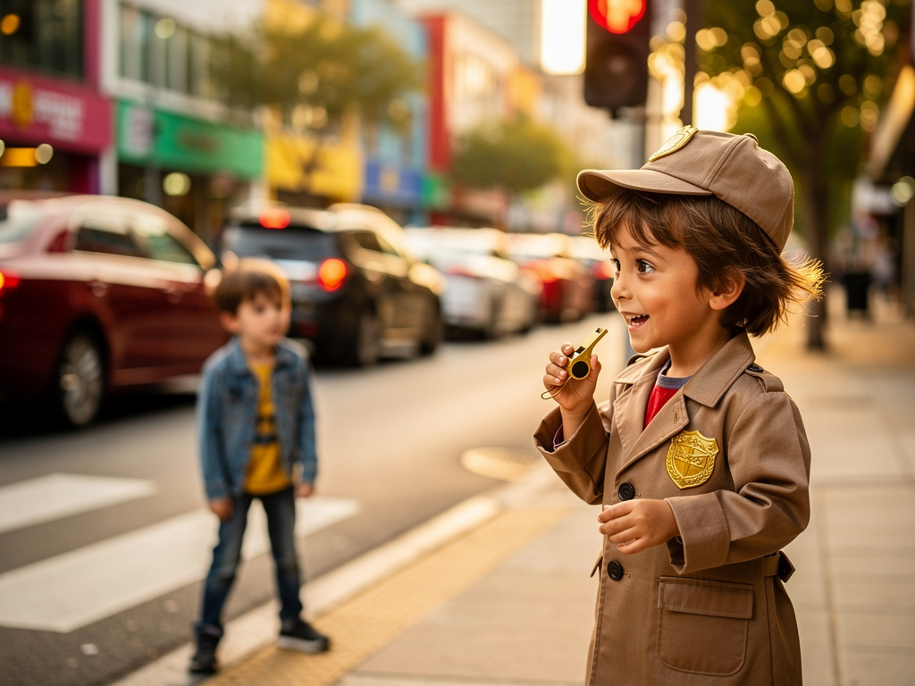 Hayal et: Eğlenceli çizgi film tarzında kısa bir trafik eğitimi videosu oluştur.
Karakter: Trafik Dedektifi Ali adlı bir çocu