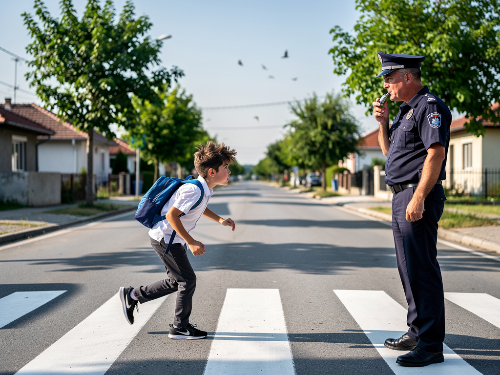 Hayal et: Başlık: Özcan Trafik Kurallarını Öğreniyor

Bir sabah Özcan okula geç kalmıştı. Aceleyle evden çıktı. Yolda karşıda