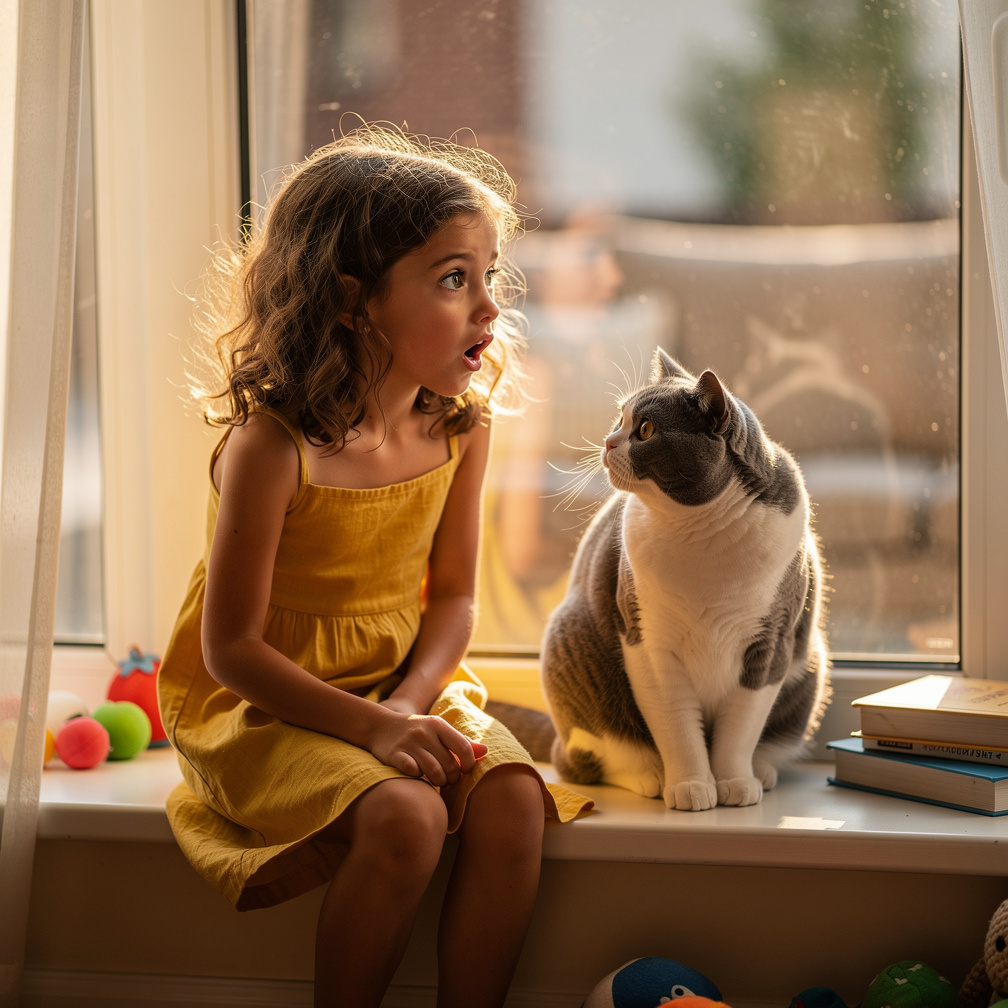 تخيل لو: ماذا لو كانت القطط تتكلم وتفهم البشر.