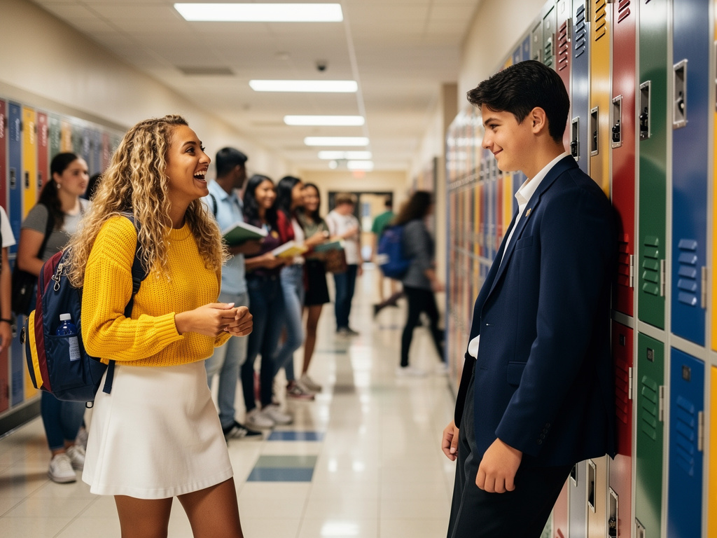 Bayangkan jika: Di sebuah SMA, kamu adalah seorang anak lelaki di kelas, sudah kelas 11. Kepribadianmu dikenal sebagai pendia