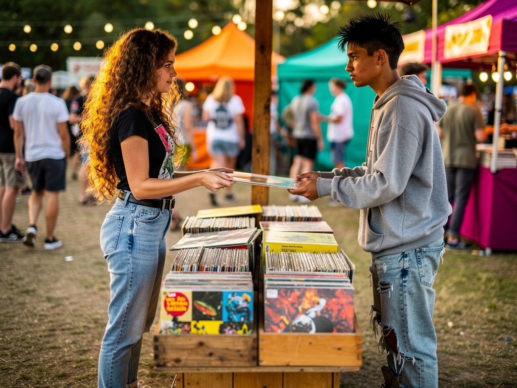 Imagine if: You've been swapping songs on a shared playlist with a mysterious stranger for months, and now you're standing fa